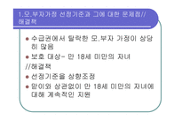 모부자복지법 - 모,부자가정이 겪고있는 문제 -19
