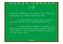 비밀보장 - 범위, 구분 -5