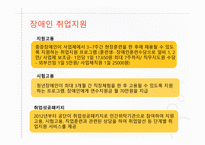 장애인 고용정책 -사회복지 정책론 -9