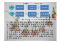 가족복지론 - 노년기 가족 - 노년기 가족에 대한 이해, 노년기 가족의 실태, 노년기 가족의 정책 및 실천 -6
