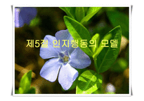 인지행동의 모델 - 역사적 기원 및 발달배경 -1
