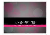 노인교육의 이해로부터 노년기의 사회적 특성 -2