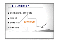 제6장  노인기의 사회적 특성 - 이론, 가족관계 -3