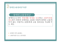 장애인고용장려금제도 - 정의 -4
