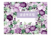 공공부조법 - 공공부조법의 개념 및 특징, 공공부조의 기본원리, 공공부조와 사회보험 -1