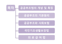공공부조법 - 공공부조법의 개념 및 특징, 공공부조의 기본원리, 공공부조와 사회보험 -2