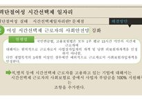 사회복지정책론 - 경력단절여성 시간선택제일자리 -15