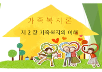 가족복지 개념과 기능 -1