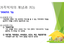 가족복지 개념과 기능 -7