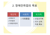장애인 취업 - 장애인 취업의 필요성&중요성, 장애인 취업의 목표, 장애인 고용 관련법률, 장애인 취업의 현황 -5