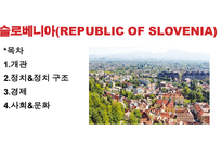 슬로베니아 스페인 - 정치와 정치구조 -2