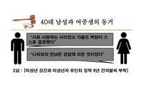 미성년자와의 잠자리, 사랑인가 범죄인가 - 40대 남성과 여중생의 동거, 양부와의 강압 없는 성관계 -7
