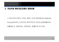 마이크로크레딧 - 주요 내용, 운영 사례 -11