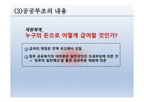 공공부조 - 공공부조, 국민기초생활보장제도, 각종제도, 개정부문 및 문제점 -8