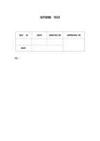 [양식&서식] OUTGOING TELEX -1