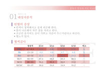빈혈 - 임상과 이론 비교분석 -6