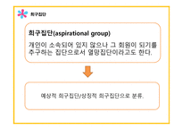 소비자행동론-준거집단 중 긍정적인 영향을 미치는 집단 -12