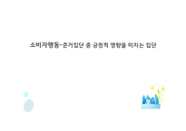 소비자행동-준거집단 중 긍정적 영향을 미치는 집단 -1
