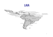 LAIA - 가입국과 연혁 -1