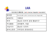 LAIA - 가입국과 연혁 -3