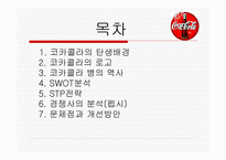 코카콜라 마케팅 STP전략 -2