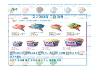 베스킨라빈스(SWOT-STP-4P) -11