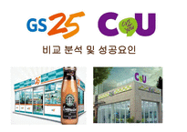 GS25 CU 비교분석 및 성공요인 -1