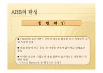 Abb 기업의  분석- 기업소개 -6