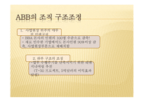 Abb 기업의  분석- 기업소개 -11