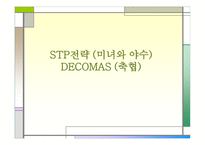 마케팅 STP전략 (미녀와 야수) DECOMAS (축협) -1