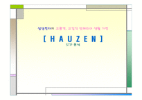 삼성전자의 고품격, 고감각 인테리어 생활 가전 H A U Z E N  STP 분석 -1