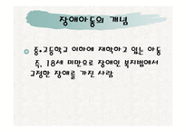 장애아동을 위한 아동복지 실천 -5