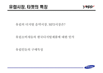 [브랜드마케팅] 삼성의 MP3 플레이어(옙) 브랜드포지셔닝 설정과 그에 따른 마케팅 실행 방안-6