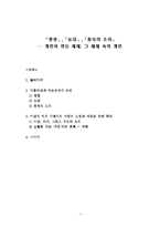 [소설] 최인훈의 `광장`, `총독의 소리` 와 밀란 쿤데라의 `농담` 속 개인-1