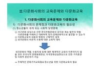 다문화 사회와 다문화 교육 정책 -6