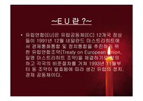 EU(EuropeanUnion) - 의미 -3