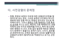 표현의 자유, 그 울타리를 넘어 - 제한사영가 필요한가 -13