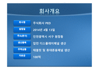주식회사 PED 압전 디스플레이패널 생산 - 사업계획서 -4