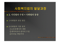 사회복지법의 발달과정 -3