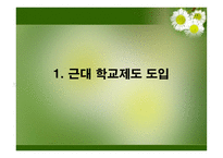 4  한국교육제도의 변천 1  근대 학교제도 도입 -3