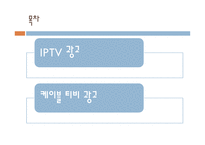 광고경영론 - 광고계의 동향 케이블 티비광고와 IPTV 광고 -2