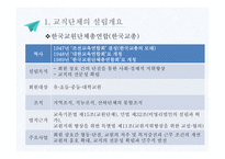 교직단체 - 교직단체의 설립개요 -5