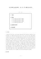 도시사회와 농촌사회의 의 식 주 생활 비교와 분석 -1