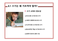 쓰기 교육 -7