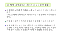 여성 노동의 실과 대안 -12