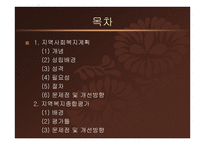 지역사회복지론-지역사회복지계획과 지역복지종합평가 -2