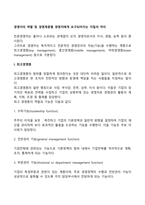 경영자의 역할 및 경영계층별 경영자에게 요구되어지는 자질의 차이-2