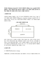 마이클 포터(Michael Porter)교수가 제시한 경쟁세력 모형(five force model)에 대하여 설명하고, 기업이 경쟁우위 확보 방안으로 사용할 수 있는 본원적 전략인 원가우위 전략과 차별화 전략, 집중화 전략의 개념 및 사례를 작성하시오-2