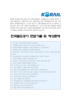 코레일자기소개서] 2020년 상반기 6급 코레일자기소개서 +면접질문 코레일자기소개서예문 코레일자기소개서 한국철도공사자기소개서 한국철도공사 자소서-4