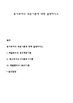 동기부여의 내용이론에 대해 설명하시오-1